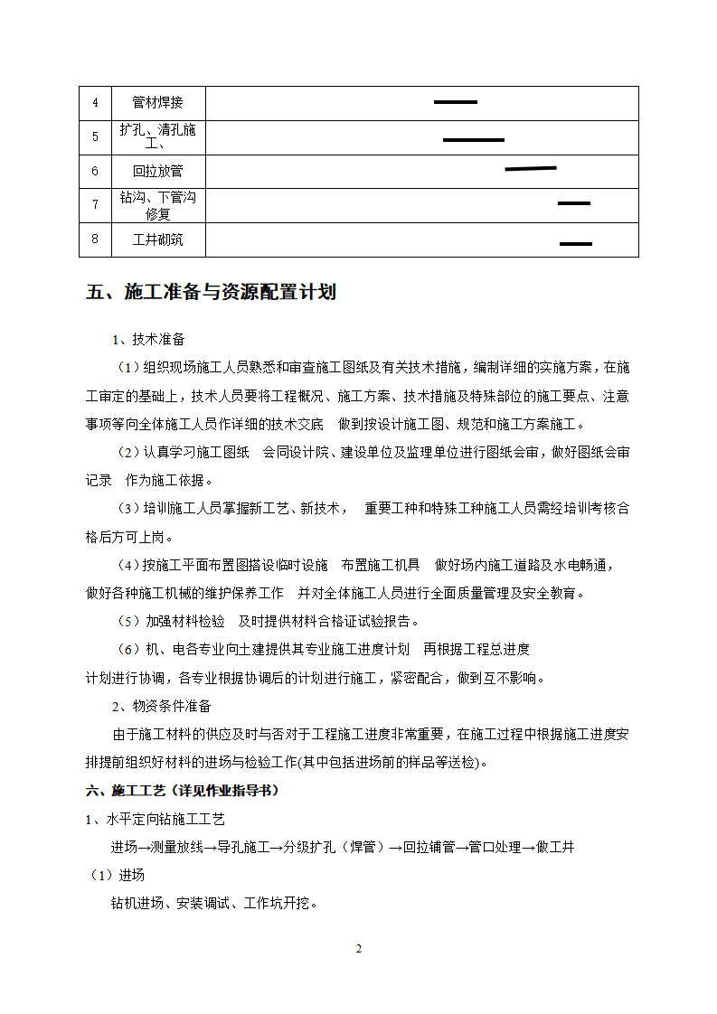 某电项目非开挖电缆管道专项施工方案下载6
