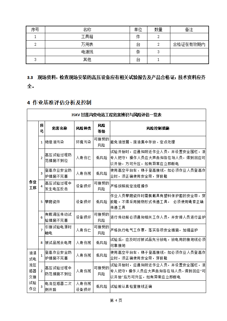 光伏项目电气设备高压试验施工方案下载1