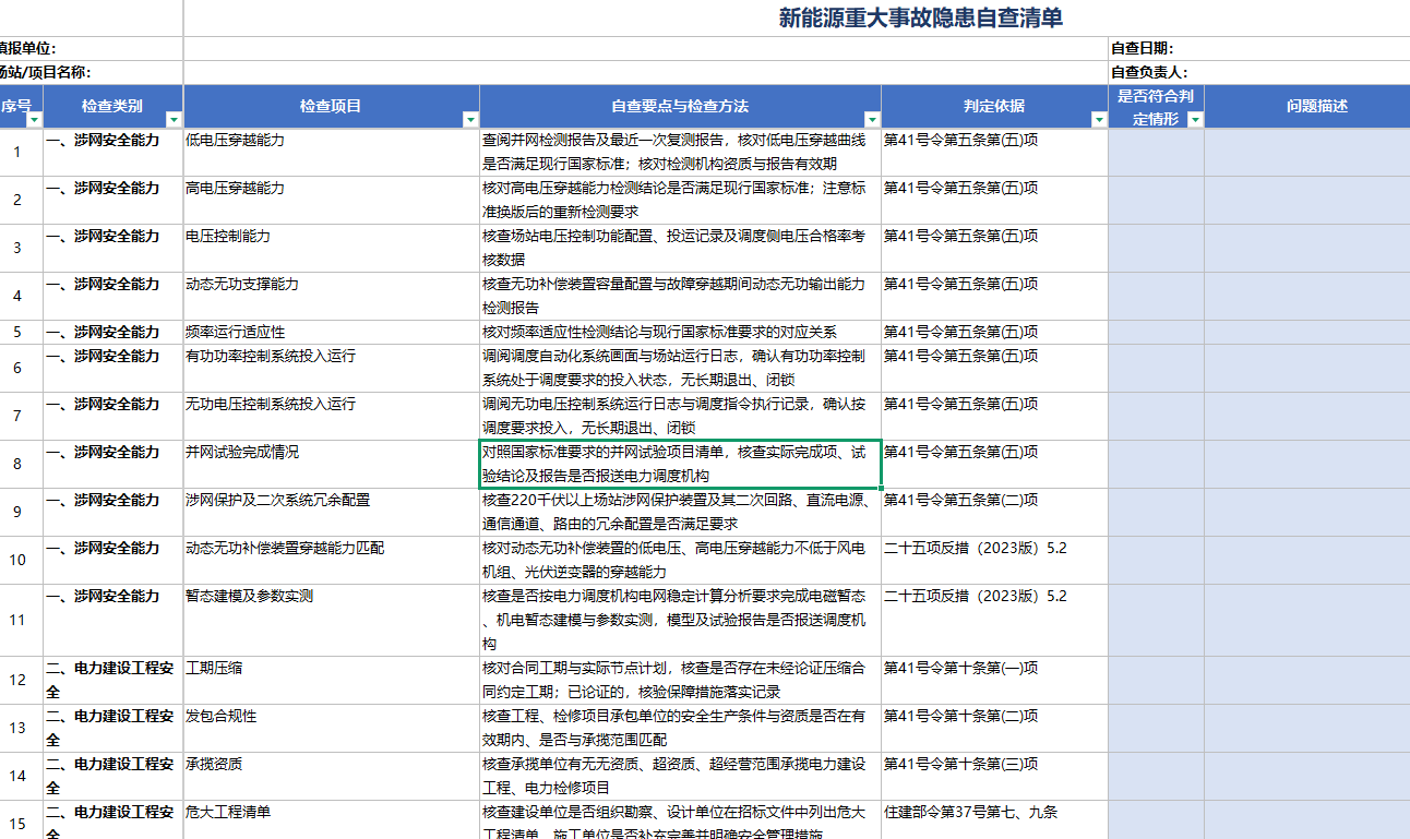 新能源重大事故隐患判定标准及自查清单（2026 最新版）下载-资料下载3